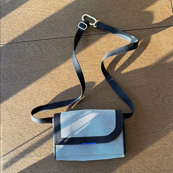 Rothy's Handbags - Rothy's Black and Gray Crossbody Bag